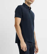 Polo shirt pique basic MARINE