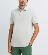 Polo avec broderie vert clair