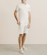 Polo col ouvert écru