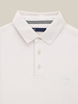 Polo boutonné piqué mastic - IZAC