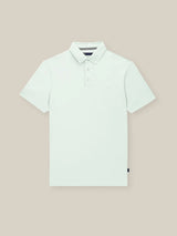 Polo boutonné piqué vert - IZAC