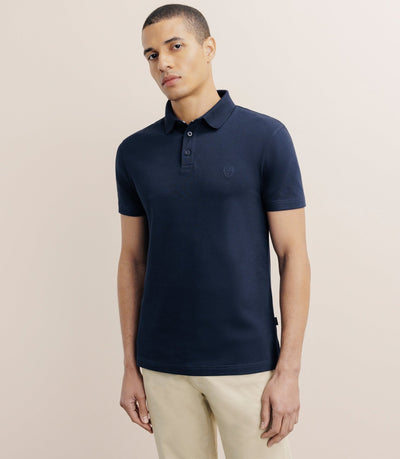 Polo piqué marine - IZAC