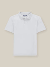 Polo boutonné blanc - IZAC