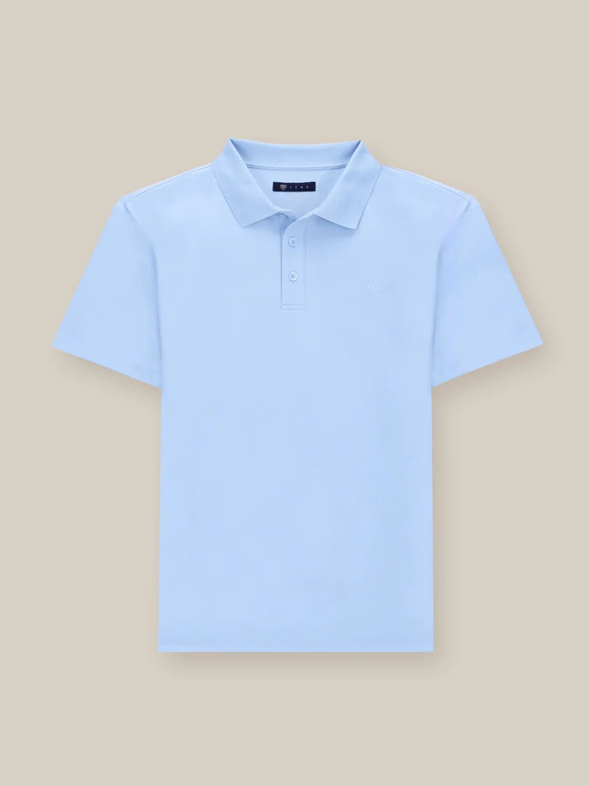 Polo boutonné ciel - IZAC