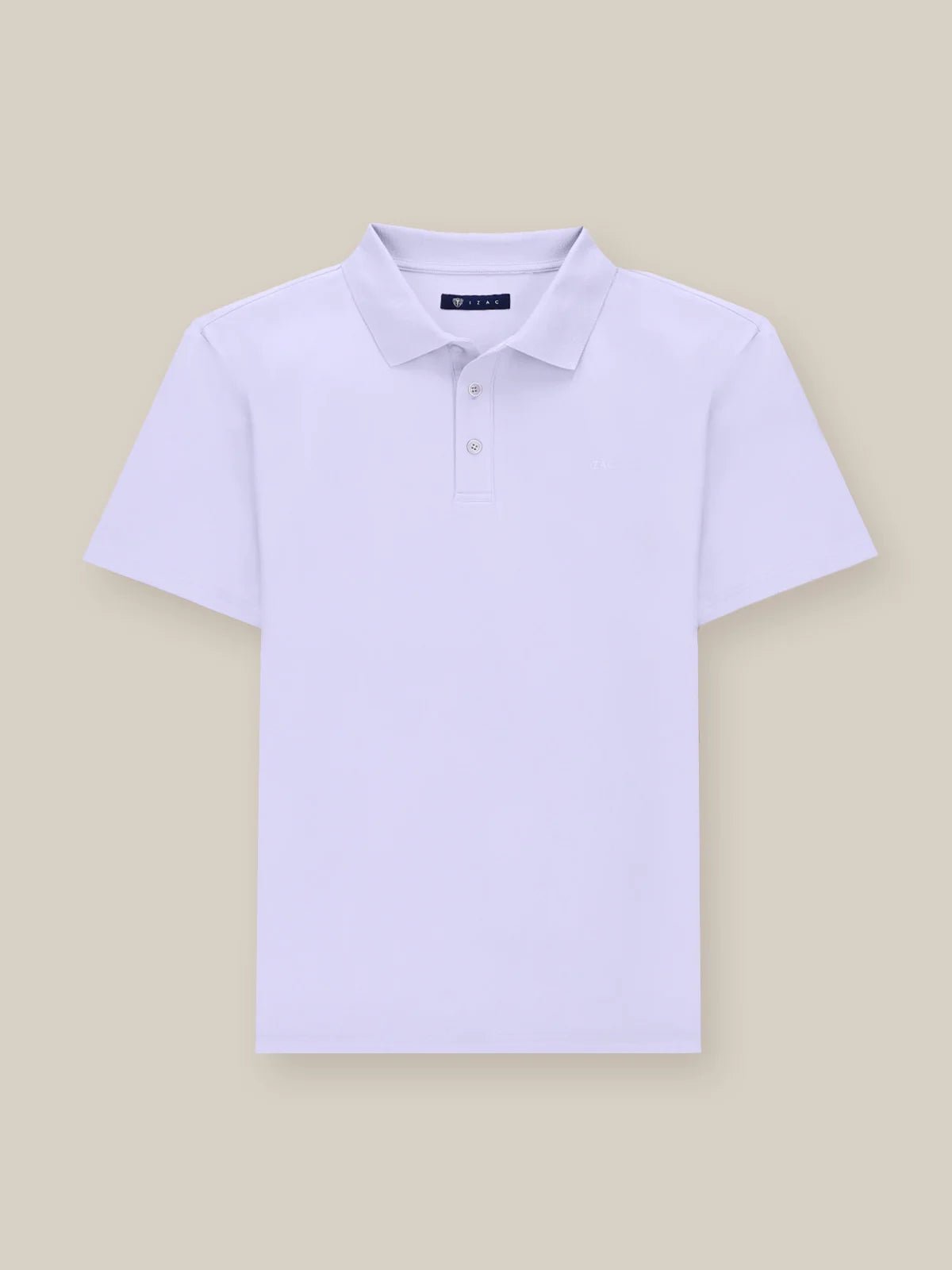 Polo boutonné parme - IZAC