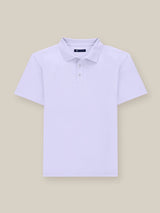 Polo boutonné parme - IZAC