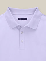 Polo boutonné parme - IZAC