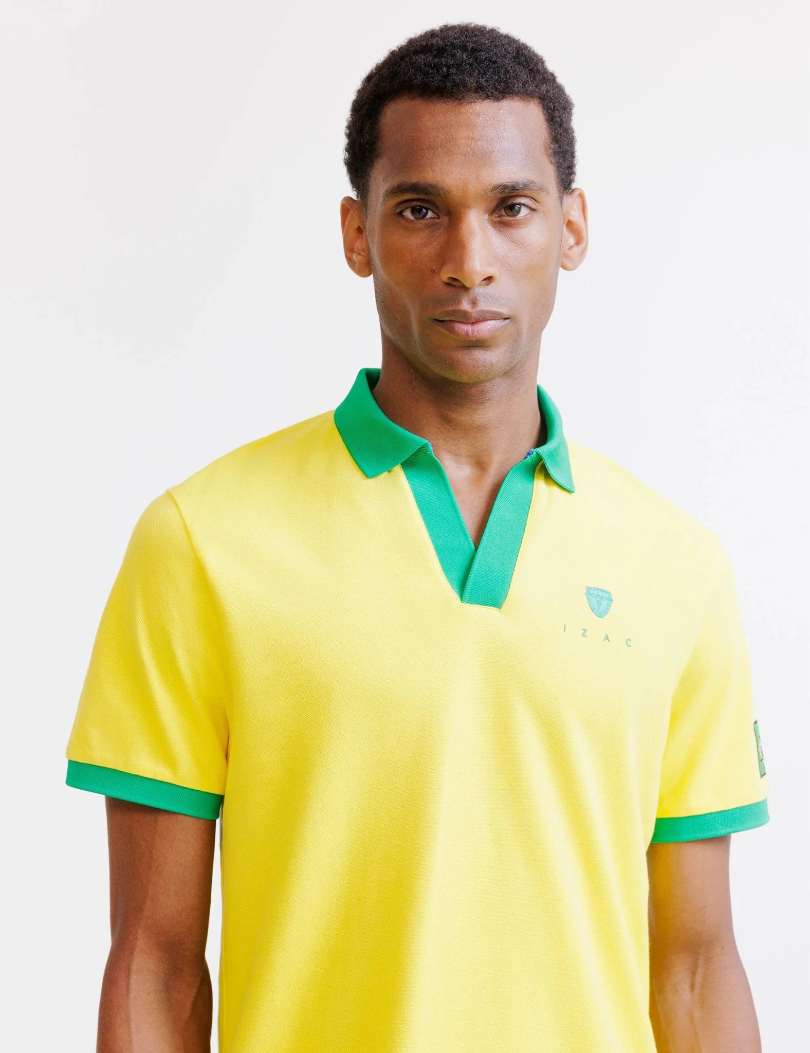 Polo jaune piqué - Brésil