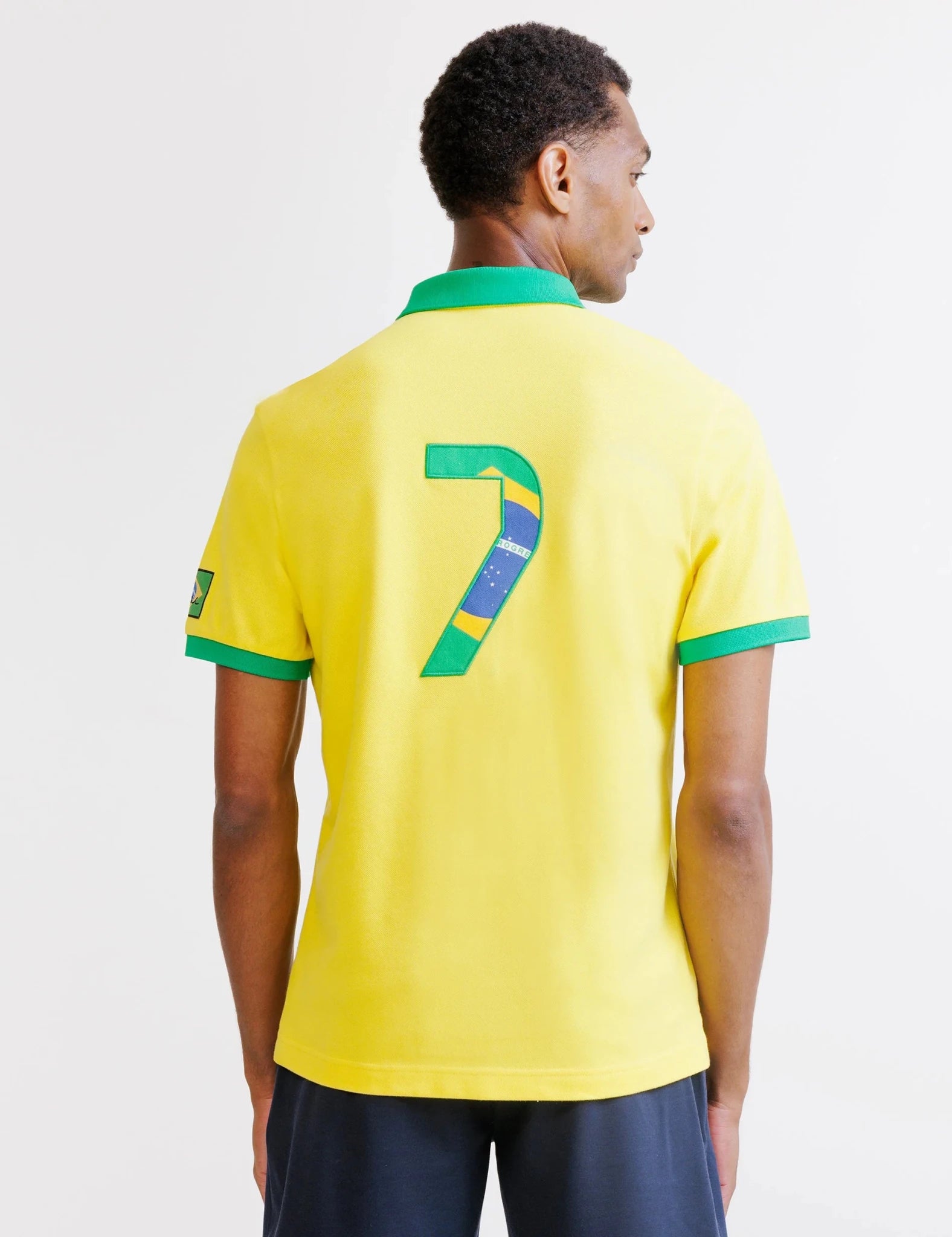 Polo jaune piqué - Brésil - IZAC
