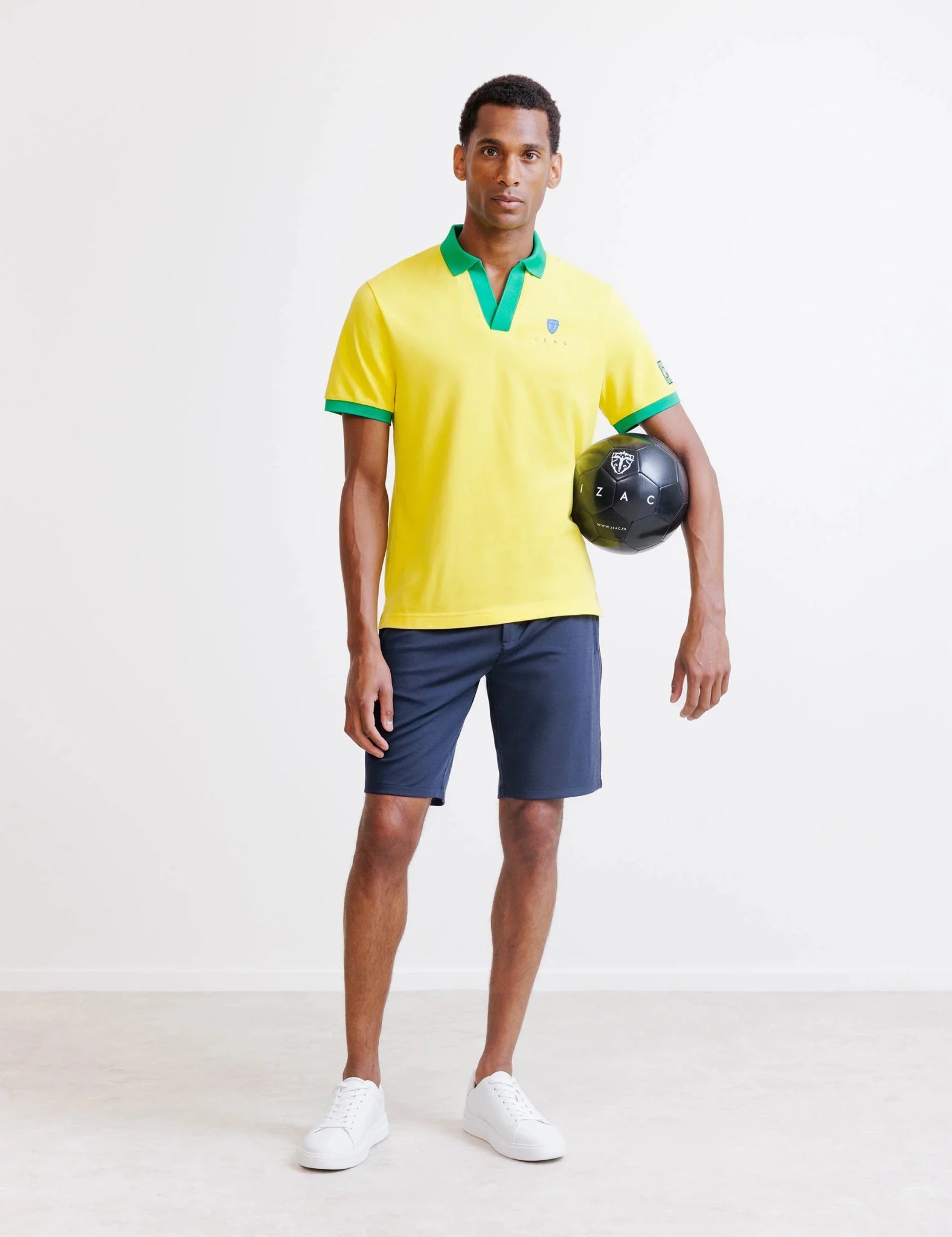 Polo jaune piqué - Brésil