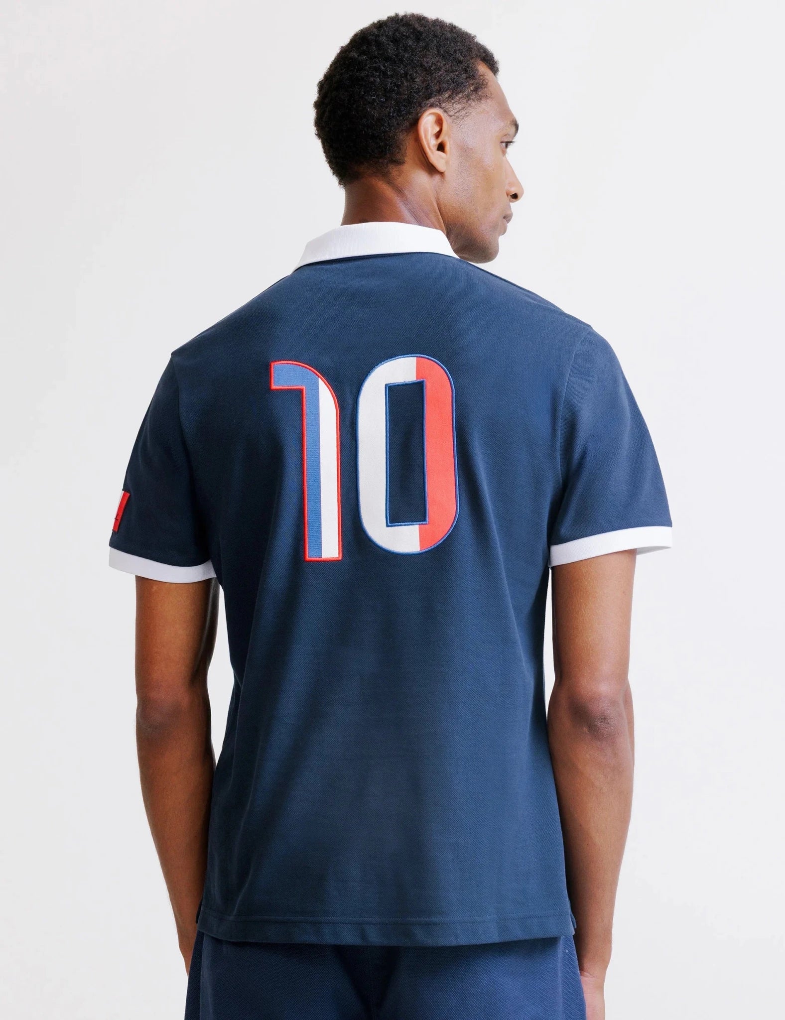 Polo marine piqué - France