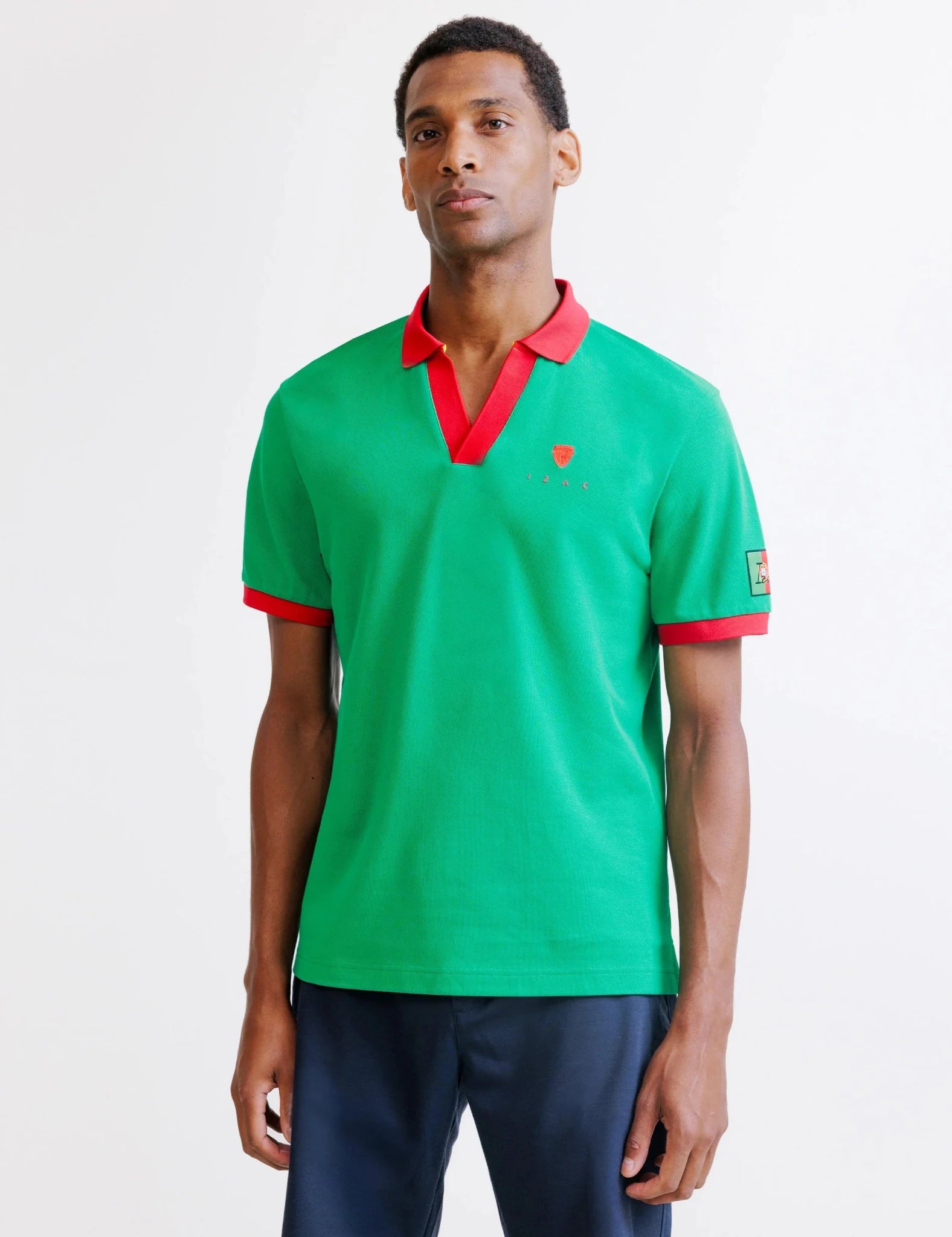 Polo vert piqué - Portugal - IZAC