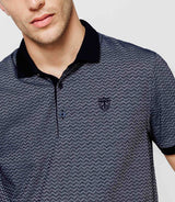 Fancy jacquard polo shirt