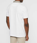 Short sleeve polo shirt white NARCISSE