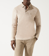 Beige Polo Long sleeves Beige GARA Swedish Color