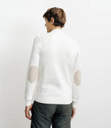 Pull col montant demi zippé écru - IZAC