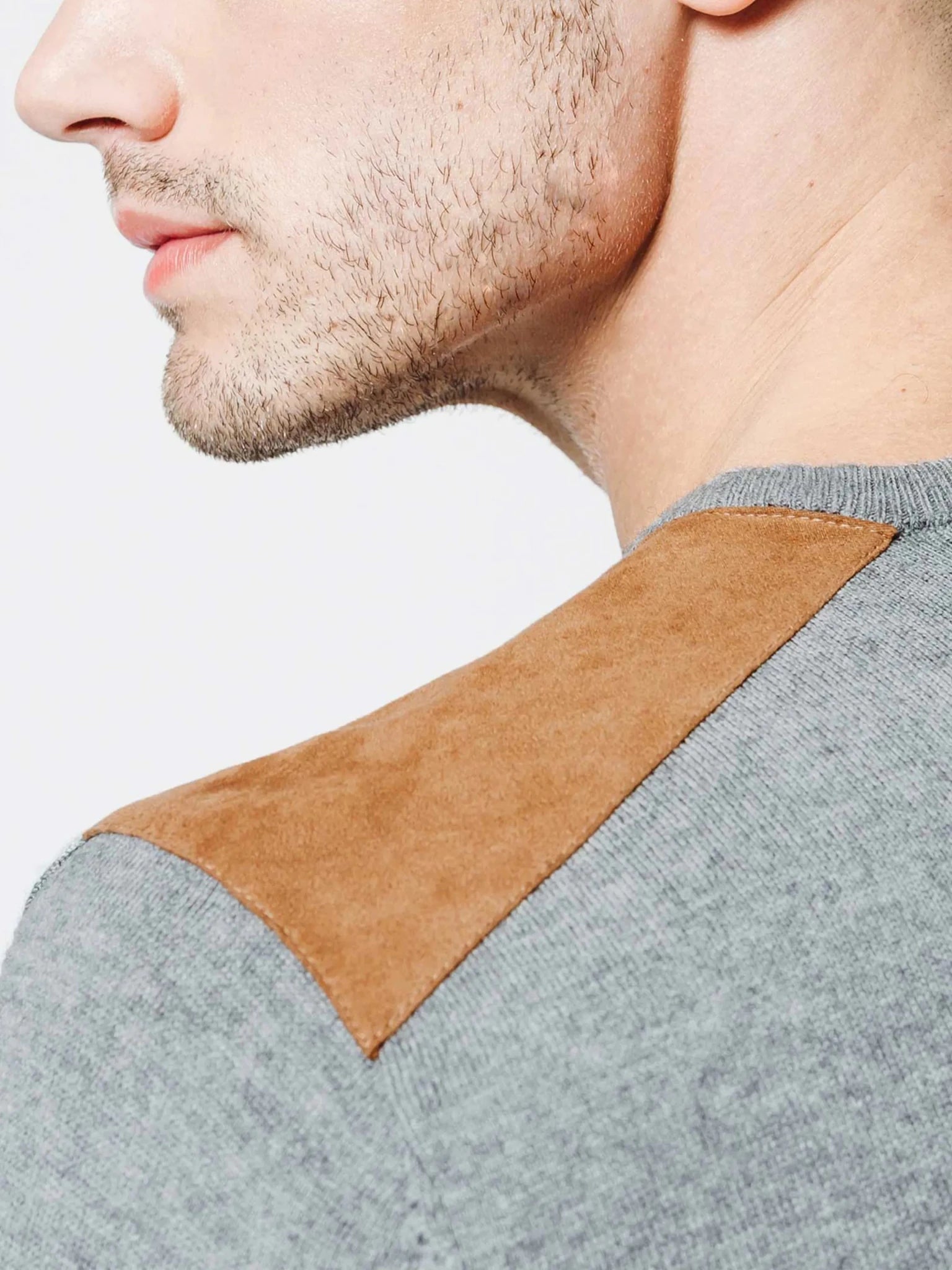 Pull Rayé Gris Chiné - IZAC