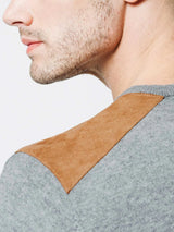 Pull Rayé Gris Chiné - IZAC