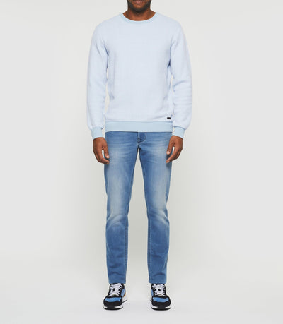 Pull col rond ciel "Damianrea" - IZAC