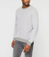 Damian" taupe round neck sweater