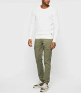 Django" ecru round neck sweater