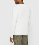 Django" ecru round neck sweater