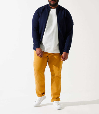 Gilet zippé col montant marine DANBT - IZAC