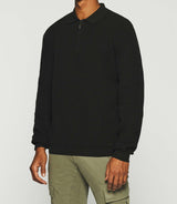 Black polo neck sweater DYLAN