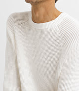 Ecru round neck sweater