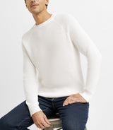 Ecru round neck sweater