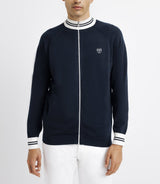 Pull gilet col teddy avec poches marine - IZAC