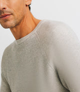 Gray round neck sweater