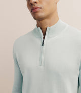 Pull col montant camionneur vert - IZAC