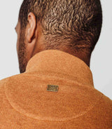 Ochre zip neck sweater