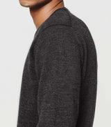 Merino V-neck sweater anthracite