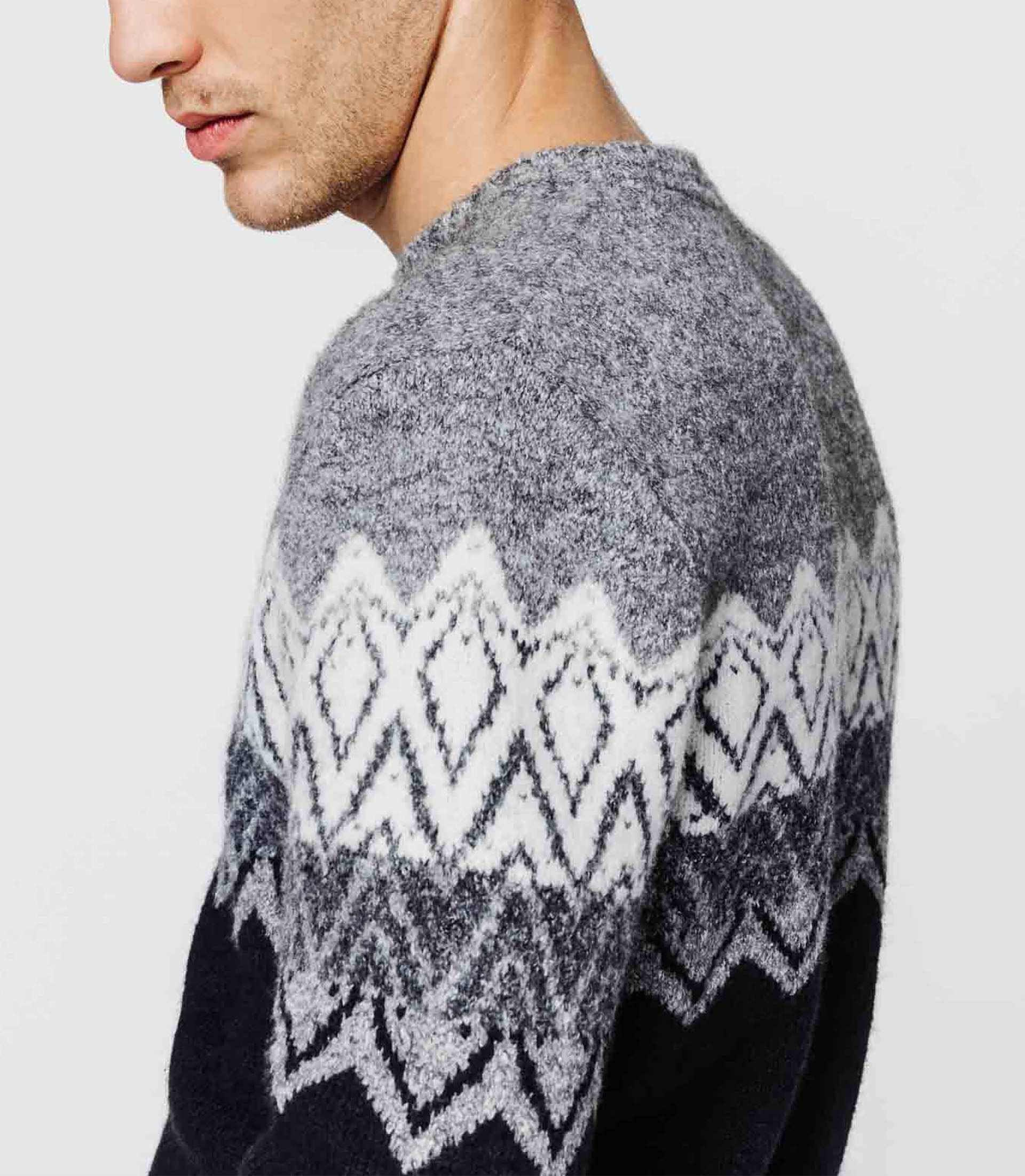 Pull hiver marine