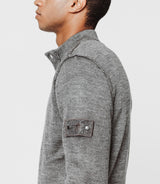 Medium grey zip neck sweater