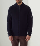 SWsami" navy zipped vest