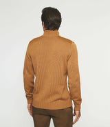 Pull col montant camel BELLINO