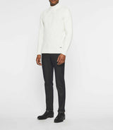 Ecru high neck sweater BELLINO