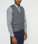 Gilet casual sans manches gris BIAGO