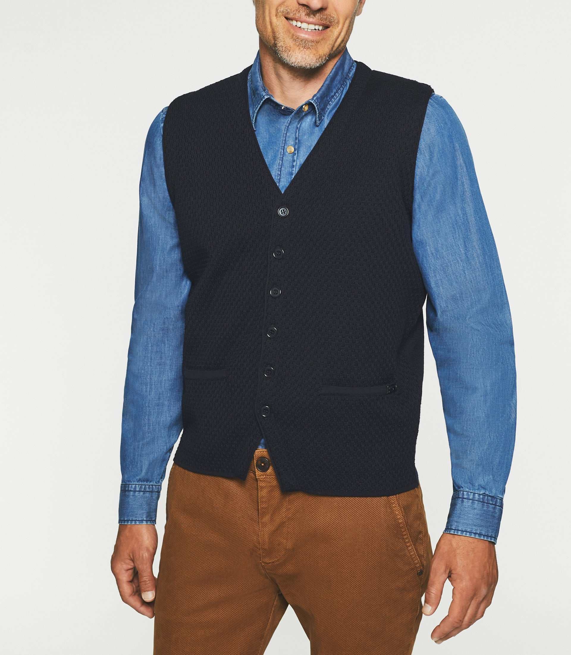 Blazer long sans manches en lin majoritaire bleu marine Next | La Redoute Blazer long sans manches en lin majoritaire bleu marine Next | La Redoute