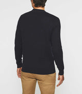 Pull col rond marine BRAD - IZAC