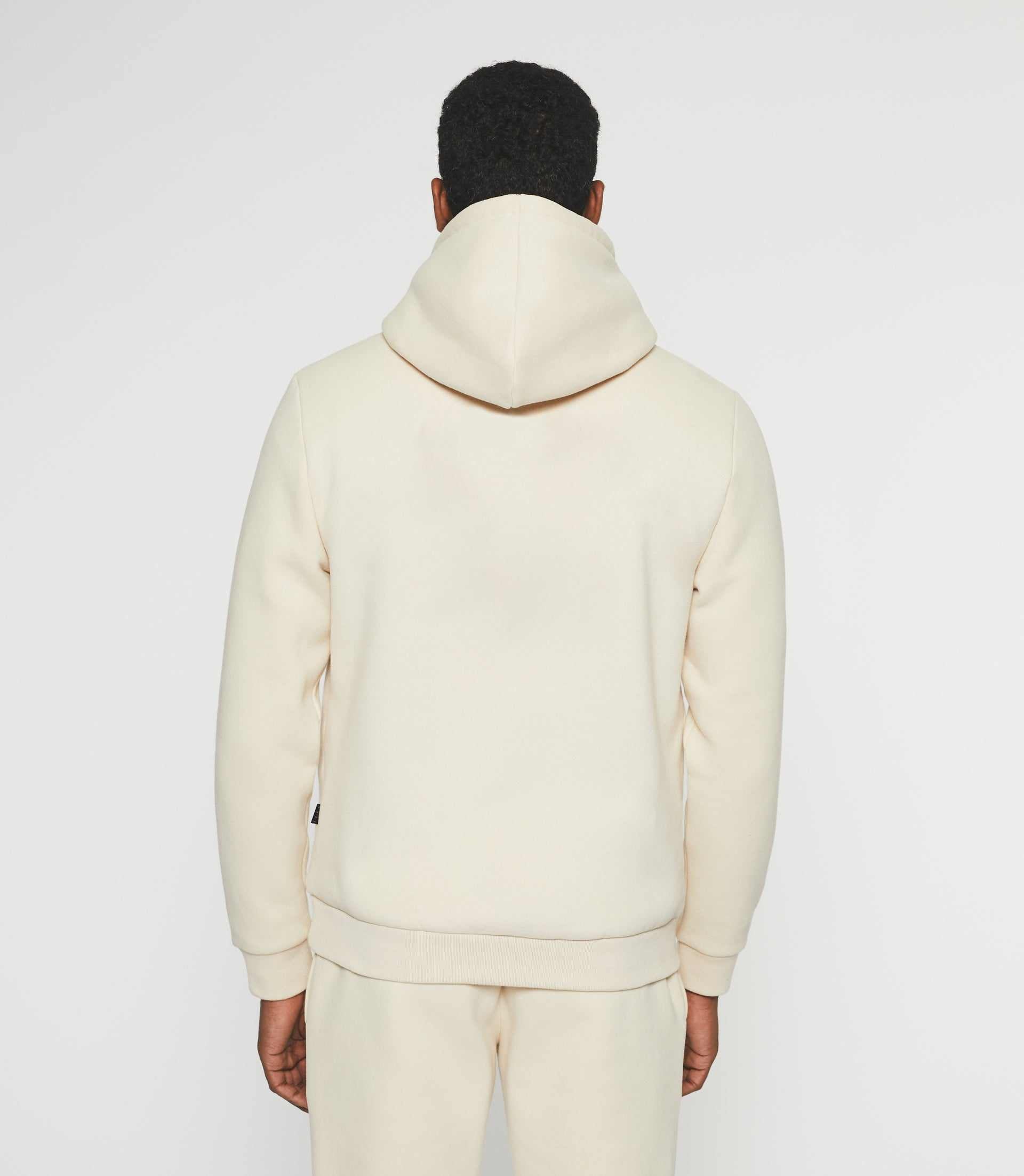 Sweat à capuche uni écru SWBAYA - IZAC