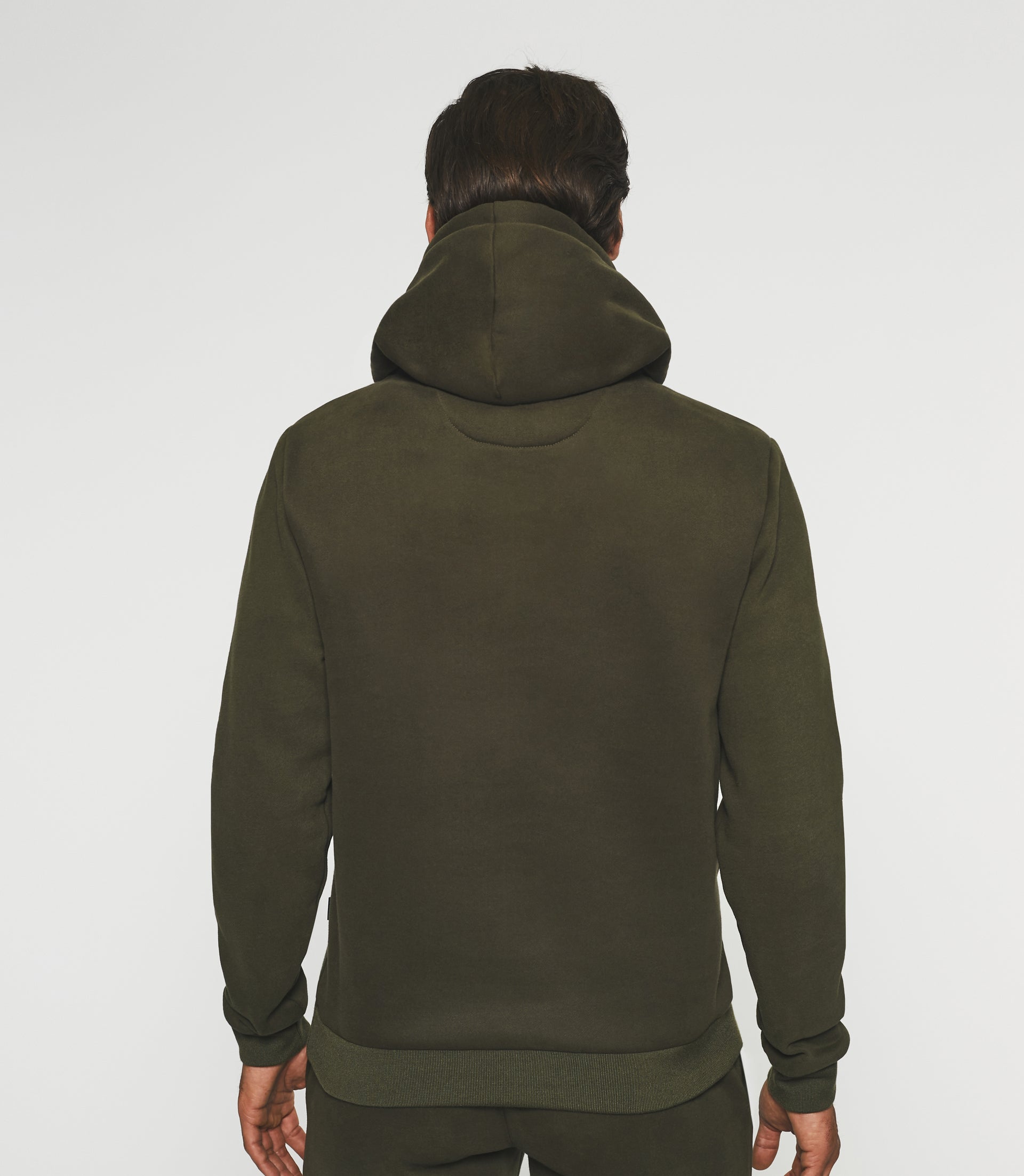 Plain khaki hoodie SWBAYA