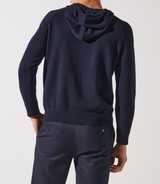 Pull à capuche marine - IZAC