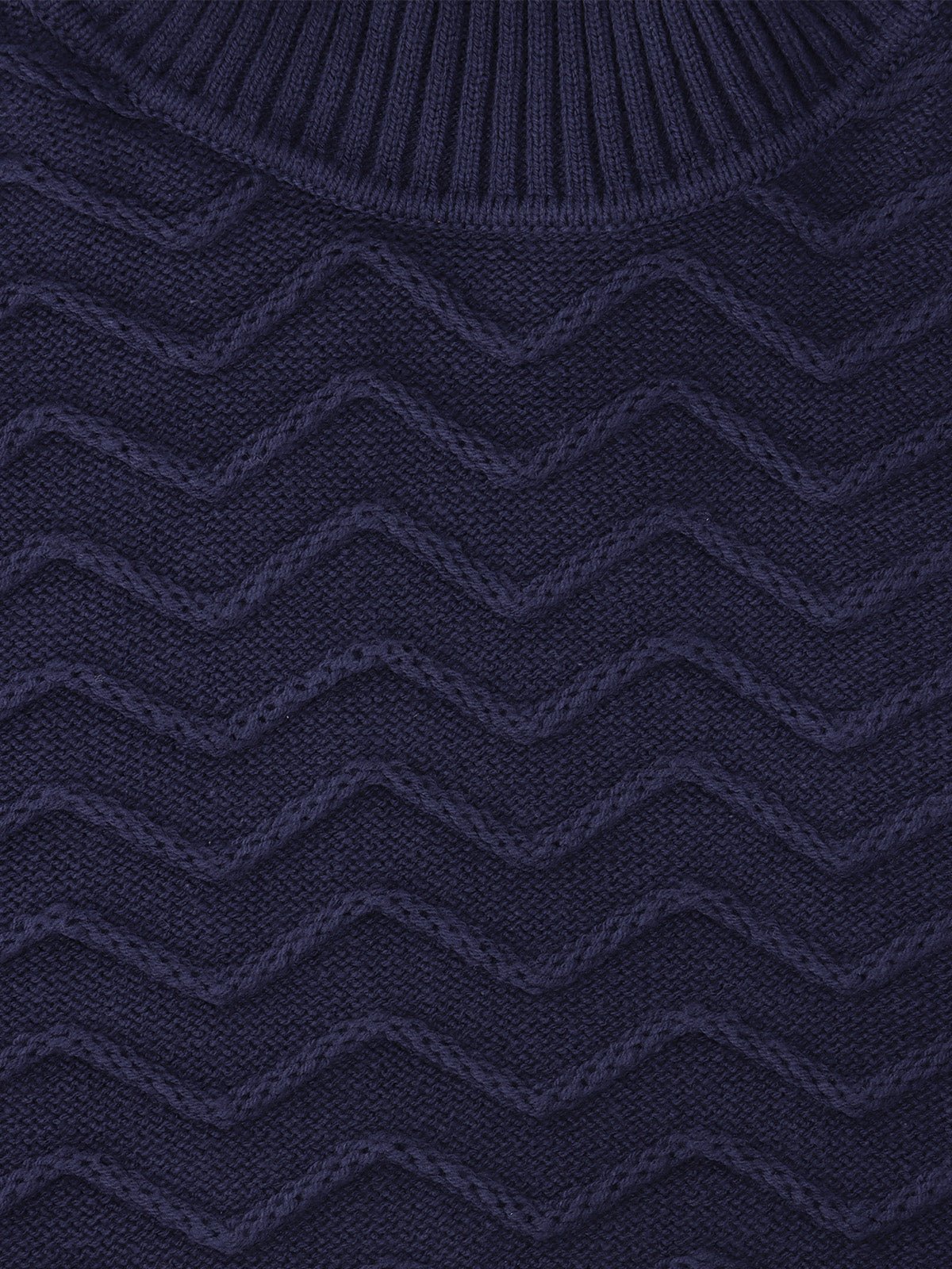 Pull col roule torsade marine - IZAC