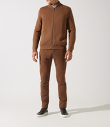 Gilet zippé col teddy camel - IZAC