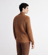 Teddy camel zipped vest