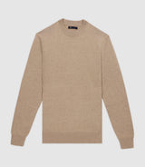 Round-neck BEIGE sweater